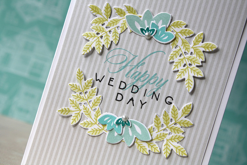 Cardstock: Stamper&#039;s Select White<br />
Soft Stone striped pattern paper<br />
Ink: True...