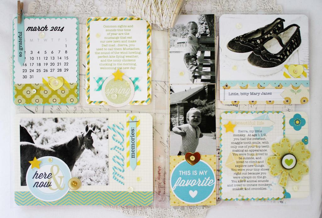 Papertrey Ink Supplies Used:<br />
Stamps:<br />
Monthly Moments:  March, Journal Accessories,...