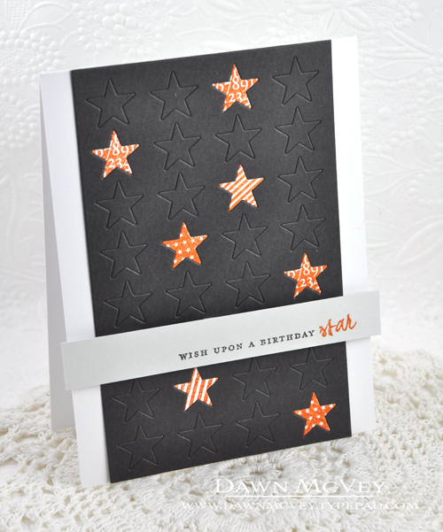 Paper: stamper&#039;s select white, soft stone, smokey shadow<br />
Stamps: Simple Stars<br />...