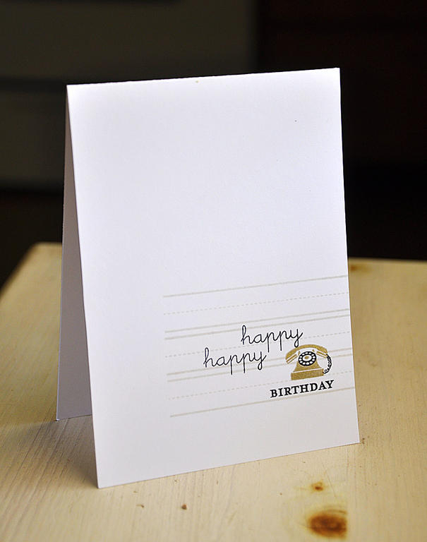Happy Happy Birthday Card