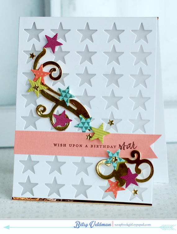stamps:  Simple stars<br />
ink: ocean tides, autumn rose, melon berry, smokey shadow, limeade...