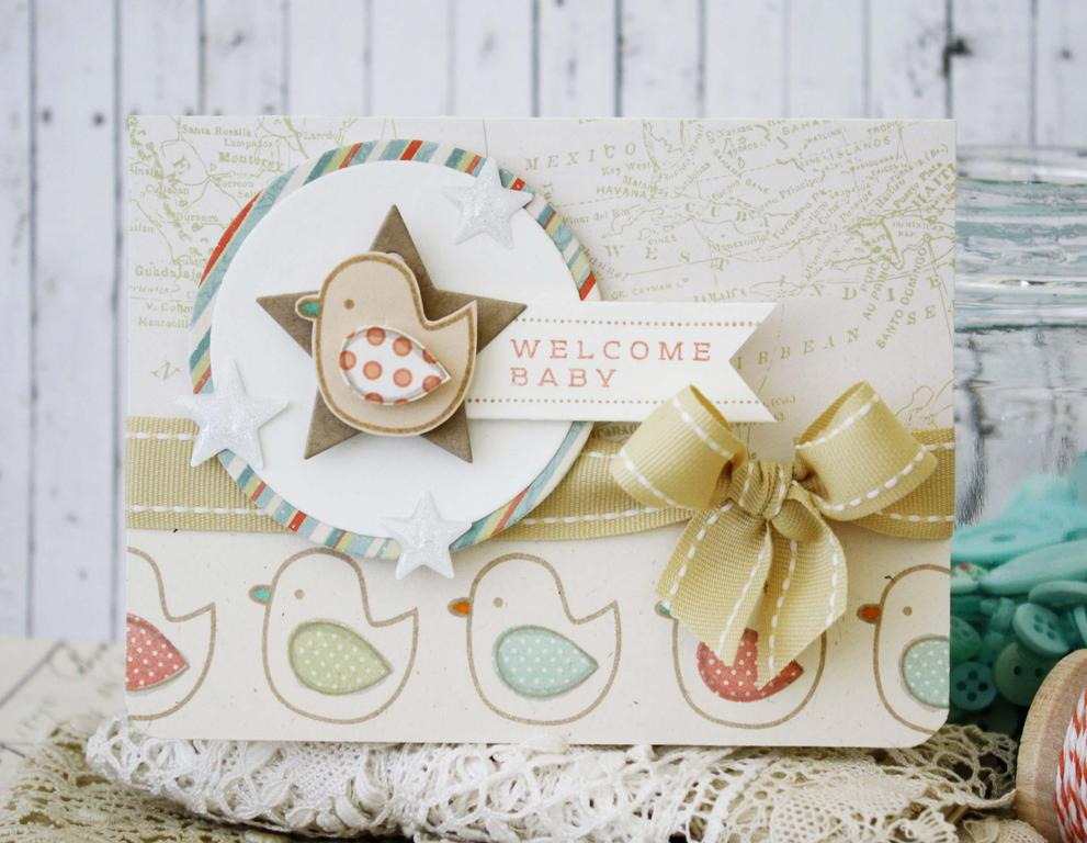 Papertrey Ink Supplies Used:<br />
Stamps:<br />
Night Night Moon, Initial Thoughts<br />...