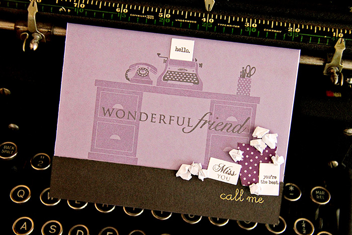 Stamps: Desktop Design, Think Big Favorites $4, Mixed Messages<br />
Cardstock: Winter...