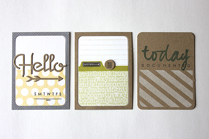 Hello Journal Card<br />
<br />
size: just under 3&quot; x 4&quot;<br />
<br />
stamps:...