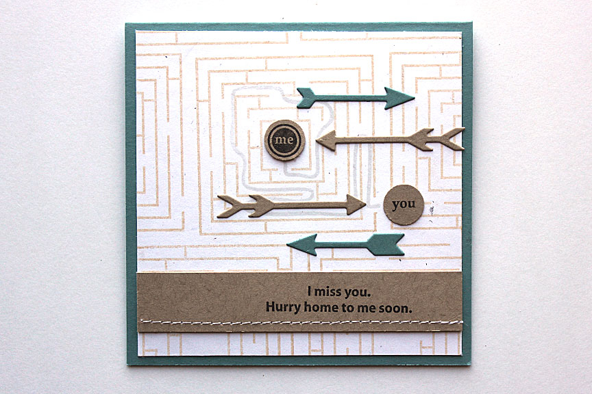 size: 4 1/4&quot; x 4 1/4&quot;<br />
<br />
stamps: The A-Mazing Stamp Set<br />
<br />...