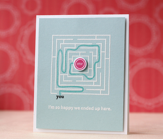 cardstock: white, aqua mist<br />
ink: versamark, raspberry fizz, hawaiian shores<br />
white...