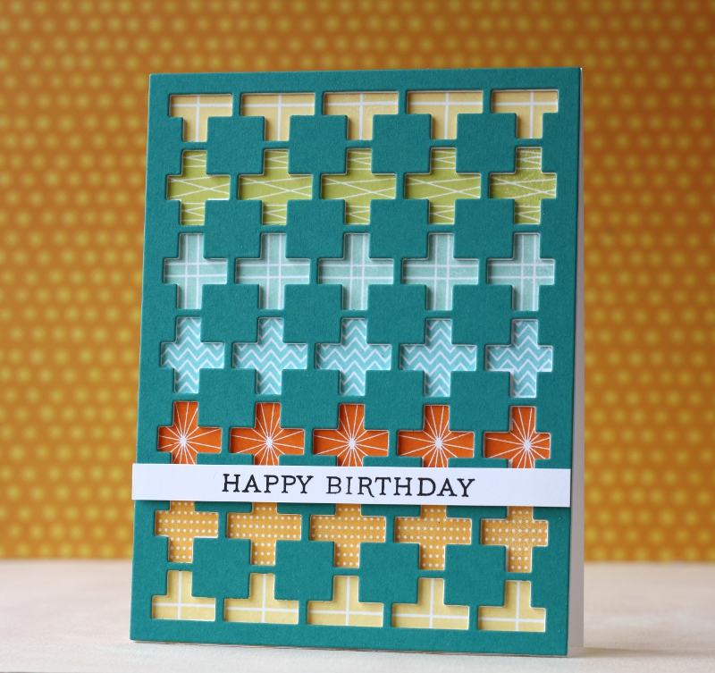 cardstock: white, tropical teal<br />
ink: harvest gold, limeade ice, aqua mist, hawaiian...