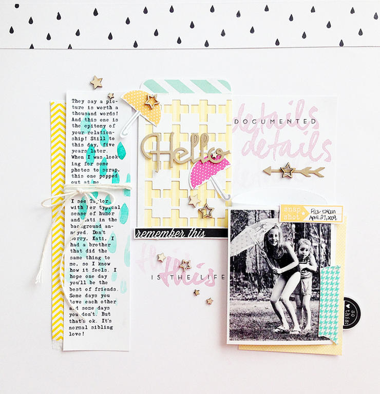 STAMPS: Monthly Moments: April, Wet Paint II, Simply Framed<br />
INK: True Black, Raspberry...