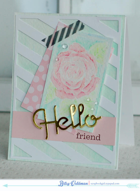 stamps: botanical blocks, phrase play #3<br />
ink: versamark, smokey shadow<br />
cardstock:...