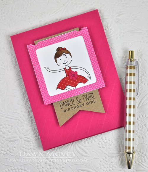 Paper: stamper&#039;s select white, kraft, raspberry fizz<br />
Stamps: Ballerina Beauty,...