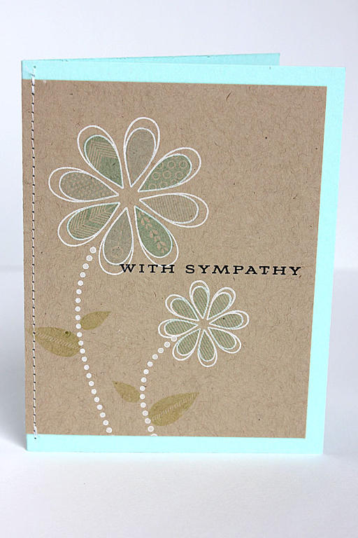 size: 4 1/4&quot; x 5 1/2&quot;<br />
<br />
stamps: Oopsie Daisy, Keep it Simple: Sympathy<br...