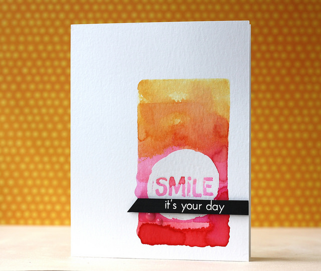 cardstock: white, black, watercolor paper<br />
ink: versamark, festive berries, worn...