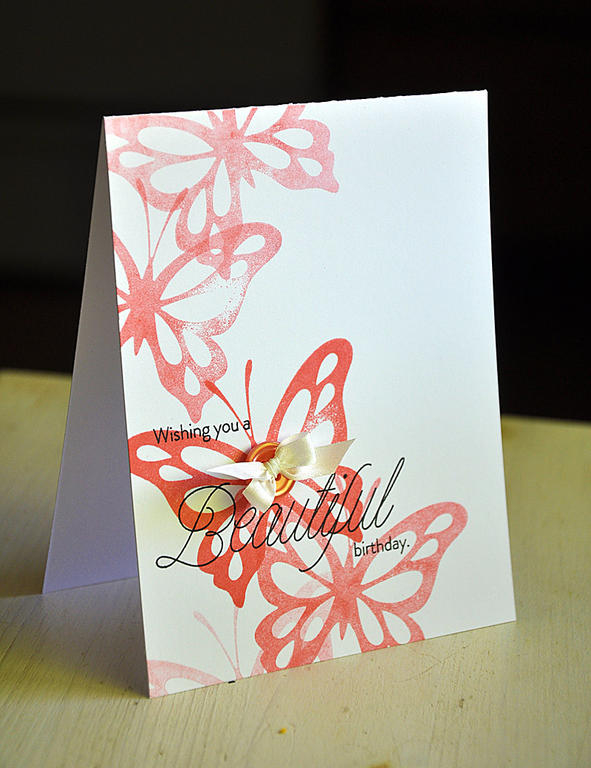 Stamps: Life is Beautiful<br />
Ink: berry sorbet &amp; true black<br />
Cardstock: white<br...