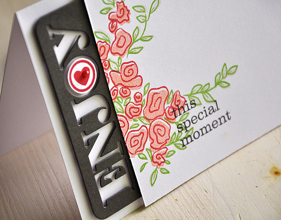 Stamps: Phrase Play #4, Garden Grace and Clip Tips<br />
Ink: pure poppy, melon berry, new...