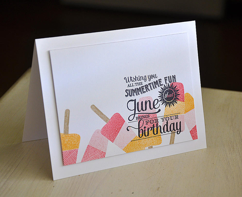 Summertime Fun Birthday Card