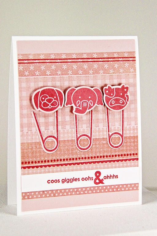 Stamps: Sweet Cheeks, BB: Gingham, Ribbon Tails, Faux Ribbon<br />
Cardstock: Soft Blush,...