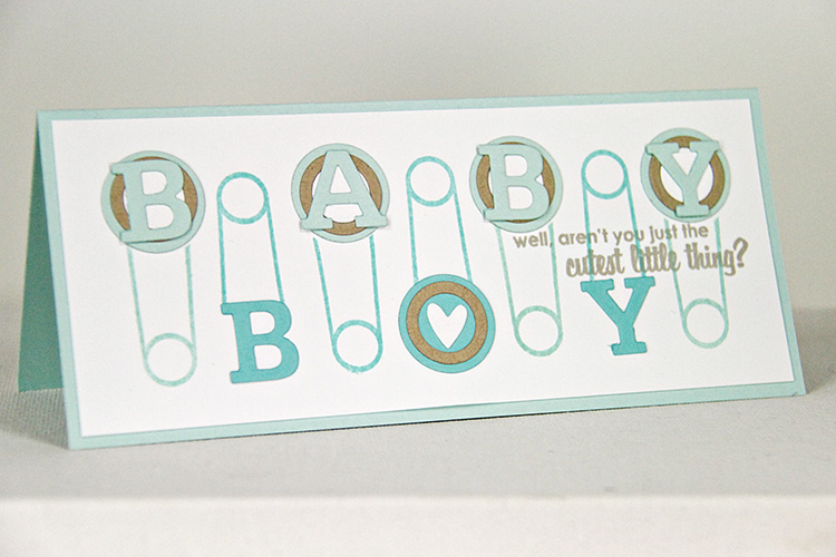 Stamps: Sweet Cheeks<br />
Cardstock: Aqua Mist, Hawaiian Shores, Classic Kraft, Fresh Snow<br...