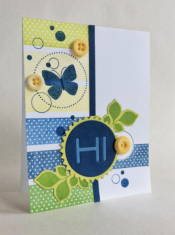 Stamps: Monthly Moments June, Take Note, Polka Dot Basics, <br />
<br />
Turning a New Leaf<br...