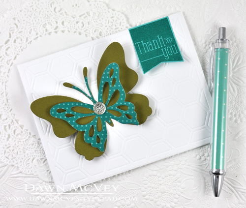 Paper: stamper&#039;s select white, hawaiian shores, ripe avocado, tropical teal bitty dot<br />...