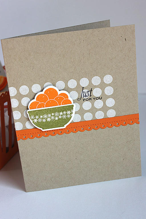 size: 4 1/4&quot; x 5 1/2&quot;<br />
<br />
stamps: Bowl of Sunshine, Ombre Builders<br />...