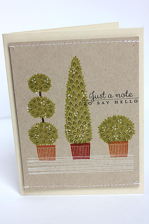size: 4 1/4&quot; x 5 1/2&#039;<br />
<br />
stamps: Topiary Trio, Ombre Builders<br />
<br...