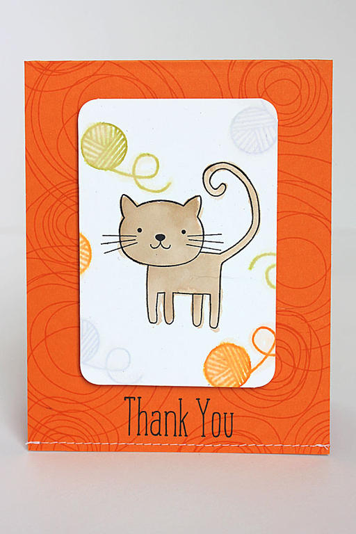 size: 4 1/4&quot; x 5 1/2&quot;<br />
<br />
stamps: Cat&#039;s Meow, Thank You Kindly, Circle...