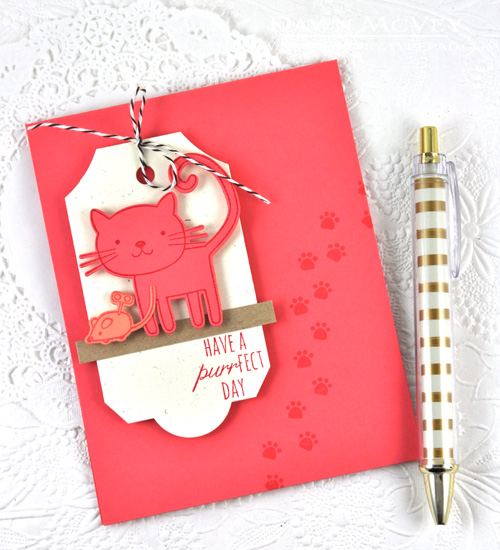 Paper: rustic cream, kraft, berry sorbet, melon berry<br />
Stamps: Cat&#039;s Meow<br />
Ink:...