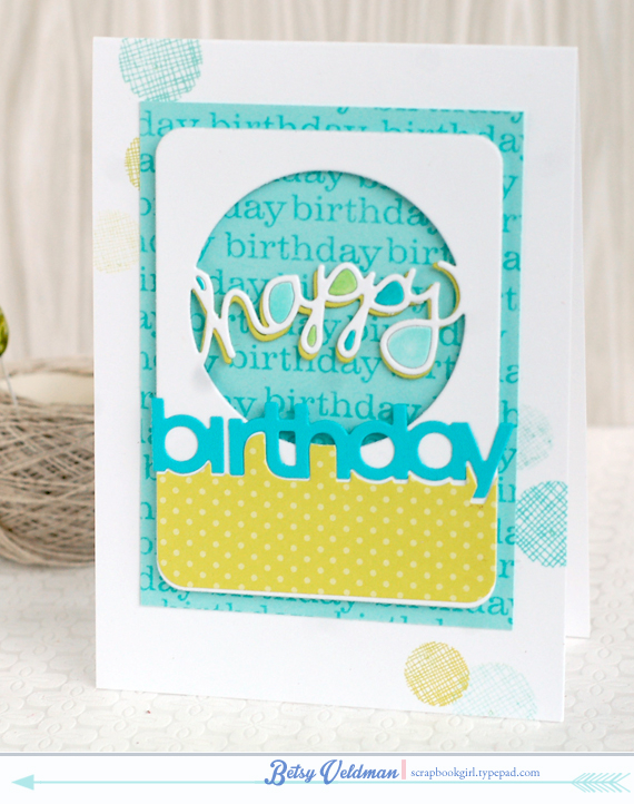 stamps: phrase play #5, polka dot basics III<br />
ink:  hawaiian shores<br />
cardstock:...