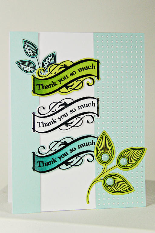 Stamps: Thank You Kindly, Doodlie Do<br />
Cardstock: Aqua Mist, Simply Chartreuse, and...