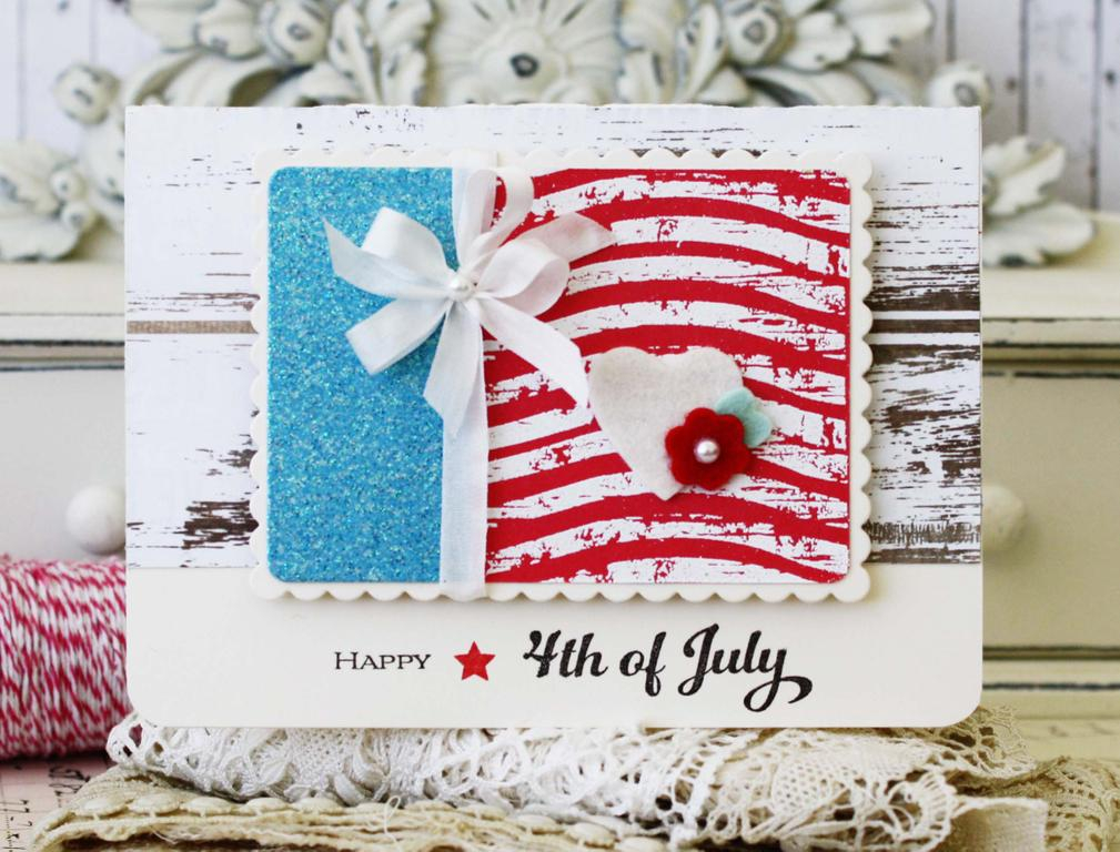 Papertrey Ink Supplies Used:<br />
Stamps:<br />
Birthday Classics:  July and esr. 1776<br />...