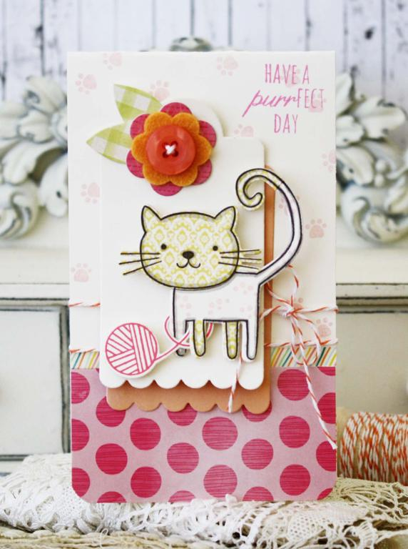 Papertrey Ink Supplies Used:<br />
Stamps:<br />
Cat&#039;s Meow<br />
Ink:<br />
Sweet...