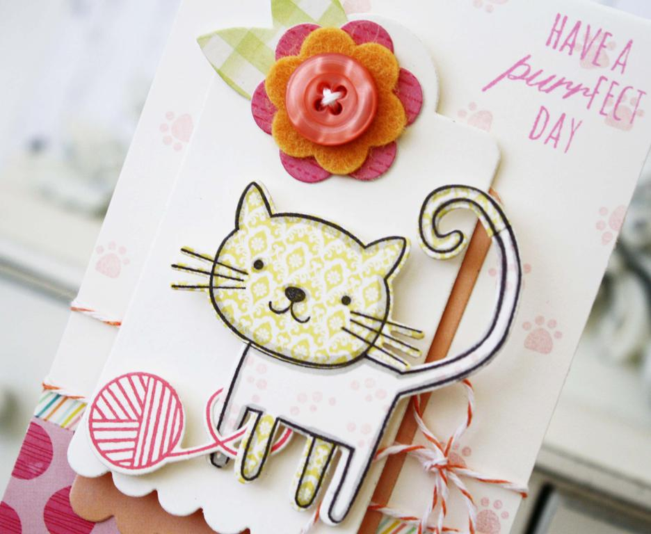 Papertrey Ink Supplies Used:<br />
Stamps:<br />
Cat&#039;s Meow<br />
Ink:<br />
Sweet...