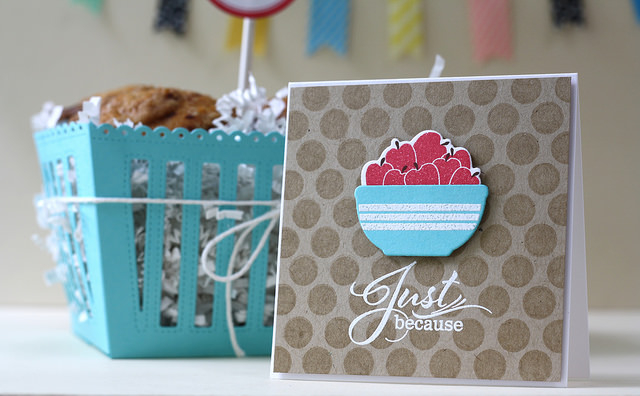 cardstock: stamper&#039;s select white, classic kraft, hawaiian shores<br />
ink: pure poppy,...