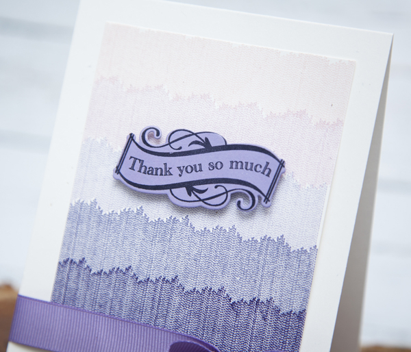 Supplies<br />
<br />
Stamps: Ombre Builder, Thank You Kindly<br />
Ink: Winter Wisteria,...