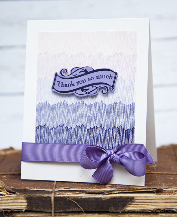 Supplies<br />
<br />
Stamps: Ombre Builder, Thank You Kindly<br />
Ink: Winter Wisteria,...