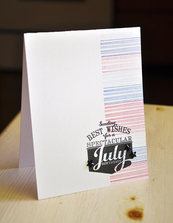 July Birthday Card
