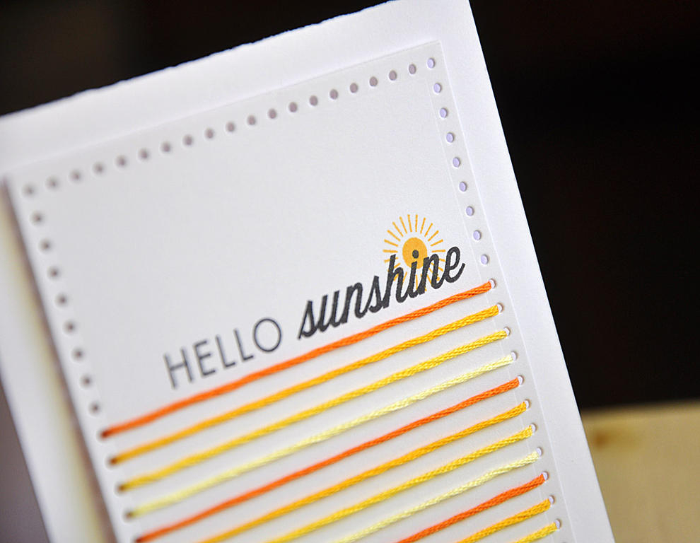 Hello Sunshine Card Detail