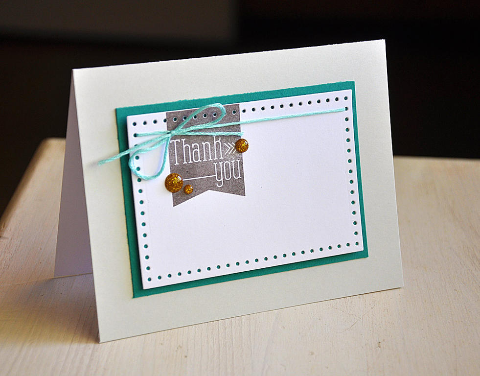 A Banner Thank You Card
