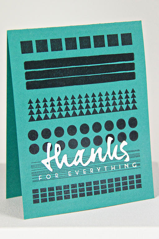 Stamps: Ombre Builder, Wet Paint<br />
Cardstock: Tropical Teal<br />
Ink: True Black<br />...
