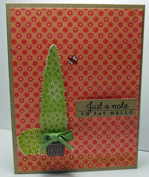 Topiary and Monthly Journal Cards