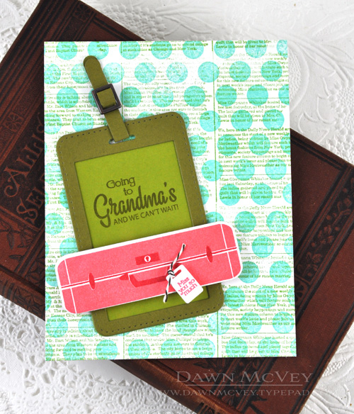 Paper: stamper&#039;s select white, simply chartreuse, ripe avocado<br />
Stamps: Pack Your...