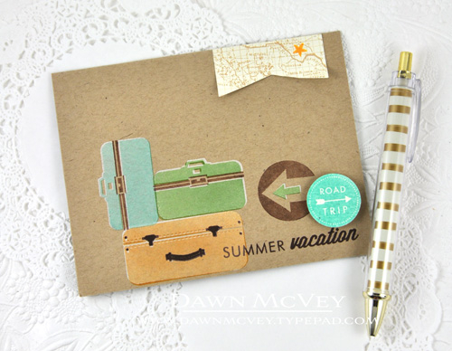 Paper: kraft, Monthly Moments: July journaling card<br />
Stamps: Monthly Moments: July, Pack...