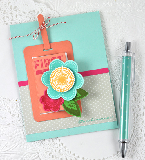 Paper: stamper&#039;s select white, aqua mist, raspberry fizz, new leaf, melon berry, soft stone...