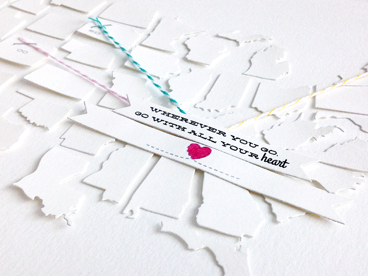 STAMPS: These United States, State Abbreviations<br />
INK: True Black, Raspberry Fizz by PTI,...