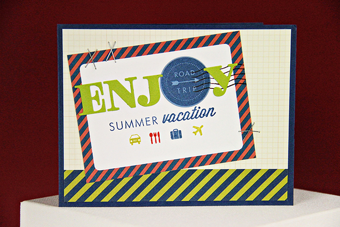 Stamps: Monthly Moments: July, Travel Plans<br />
Patterned Paper: Monthly Moments July Journal...