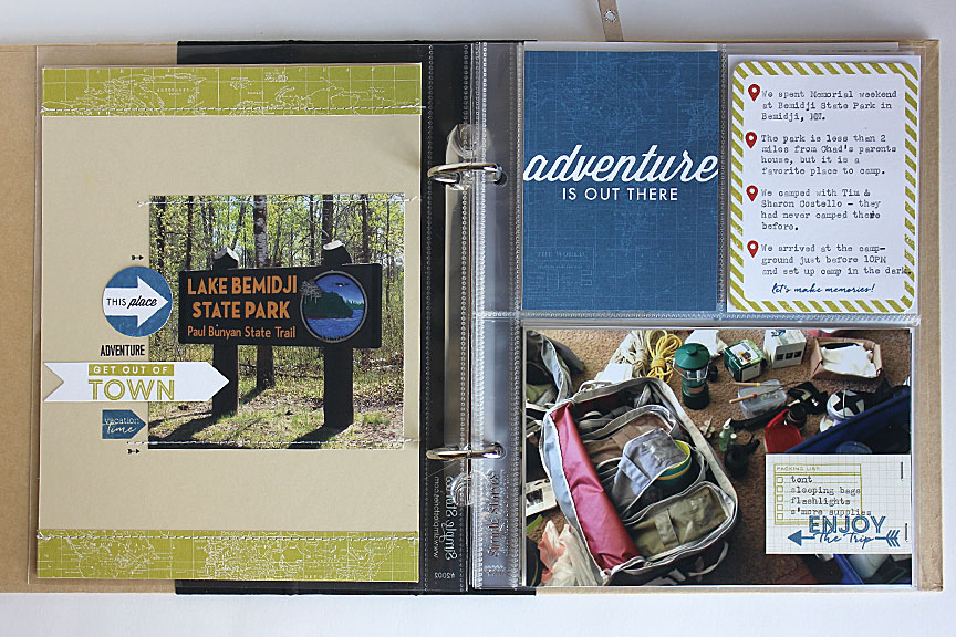 layout size: about 6&quot; x 8&quot;<br />
<br />
stamps: Get Lost, Monthly Moments: July,...