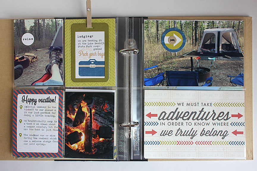 layout size: about 6&quot; x 8&quot;<br />
<br />
stamps: Pack Your Bags, Monthly Moments:...