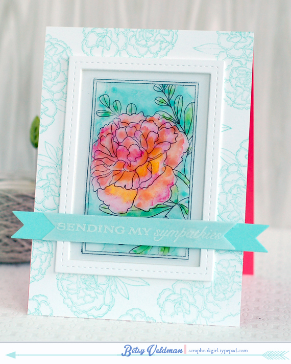 stamps: botanical blocks II, banner sentiments, year of flowers collection<br />
ink: aqua...