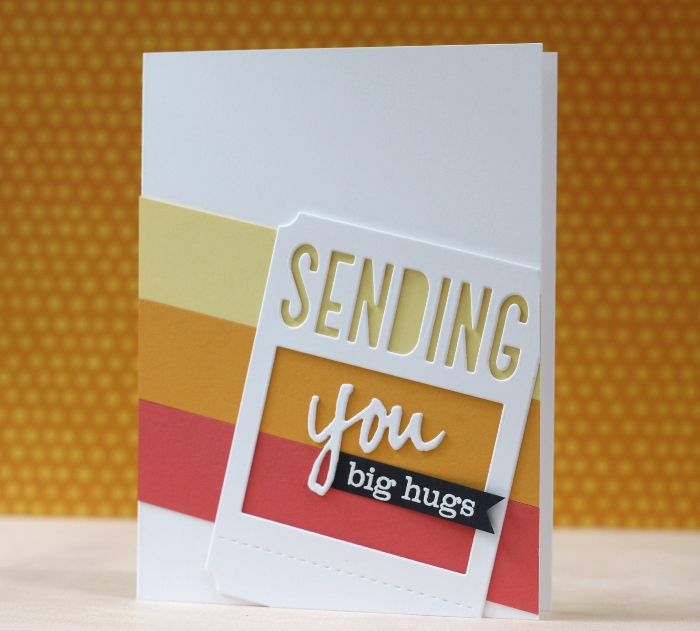 cardstock: white, berry sorbet, orange zest, summer sunrise, true black<br />
ink: versamark<br...