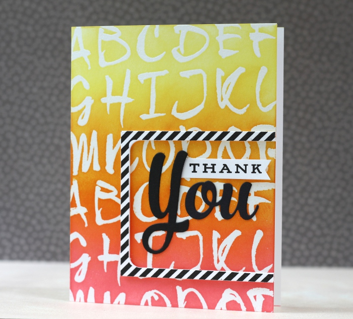 cardstock: stamper&#039;s select white, true black<br />
ink: true black, versamark, worn...